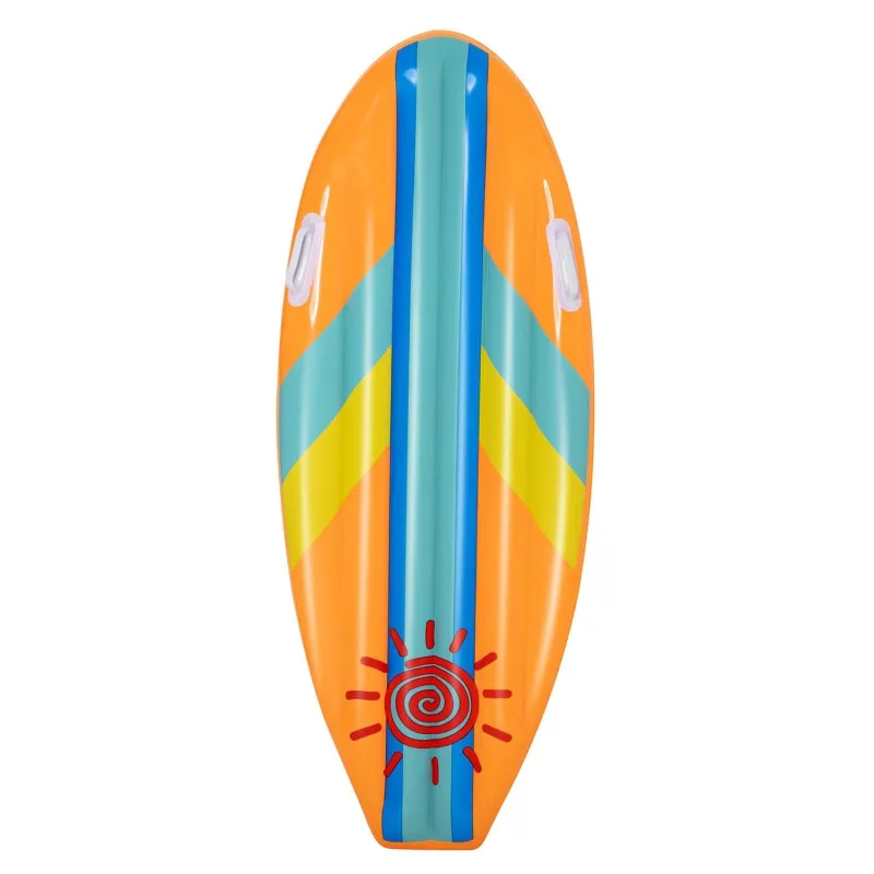 Comfortable and colorful inflatable swimming board 114 x 46 cm for summer fun