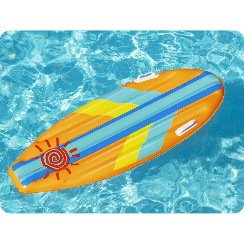 Inflatable swimming board 114 x 46 cm, perfect for garden or pool play