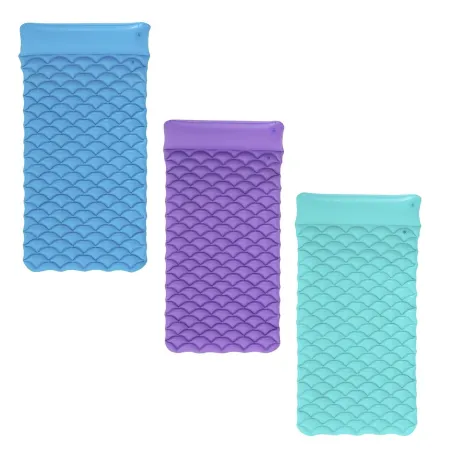 Float n Roll beach mattress 213 x 86 cm blue, comfortable pool float