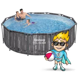 Frame pool 366 x 100 cm, perfect for garden play during summer