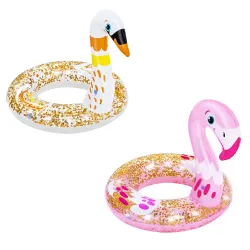 Bestway 36306 swan swim ring, vibrant design, perfect for summer fun