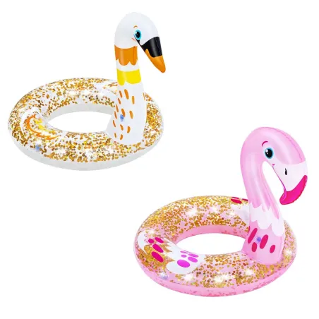 Bestway 36306 swan swim ring, vibrant design, perfect for summer fun