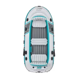 Family-friendly inflatable boat, perfect for summer outings