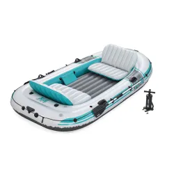 Hydro-Force Adventure X4 Bestway 65158 inflatable boat with sturdy bottom for stability