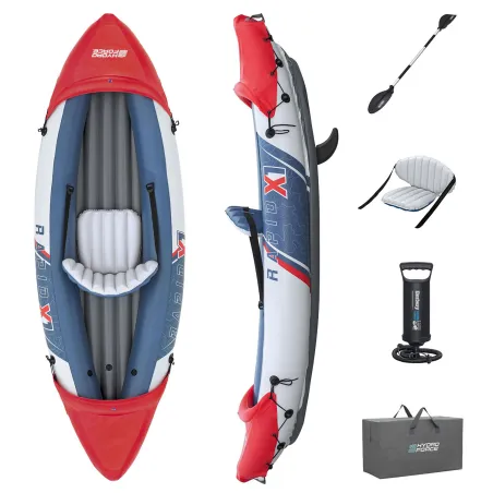 Inflatable kayak Rapid X1 290 x 91 cm, perfect for water adventures