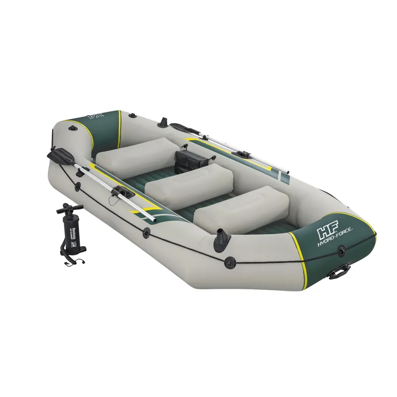 Perfect inflatable boat for family outings on the water, suitable for all ages