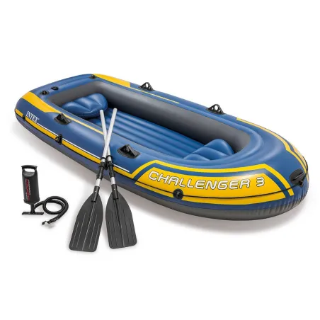 INTEX 68370 Challenger 3 inflatable boat 295 x 137 x 43 cm for water adventures