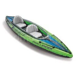 INTEX 68306 kayak, 351 x 76 x 38 cm, in blue, perfect for spending time on the water