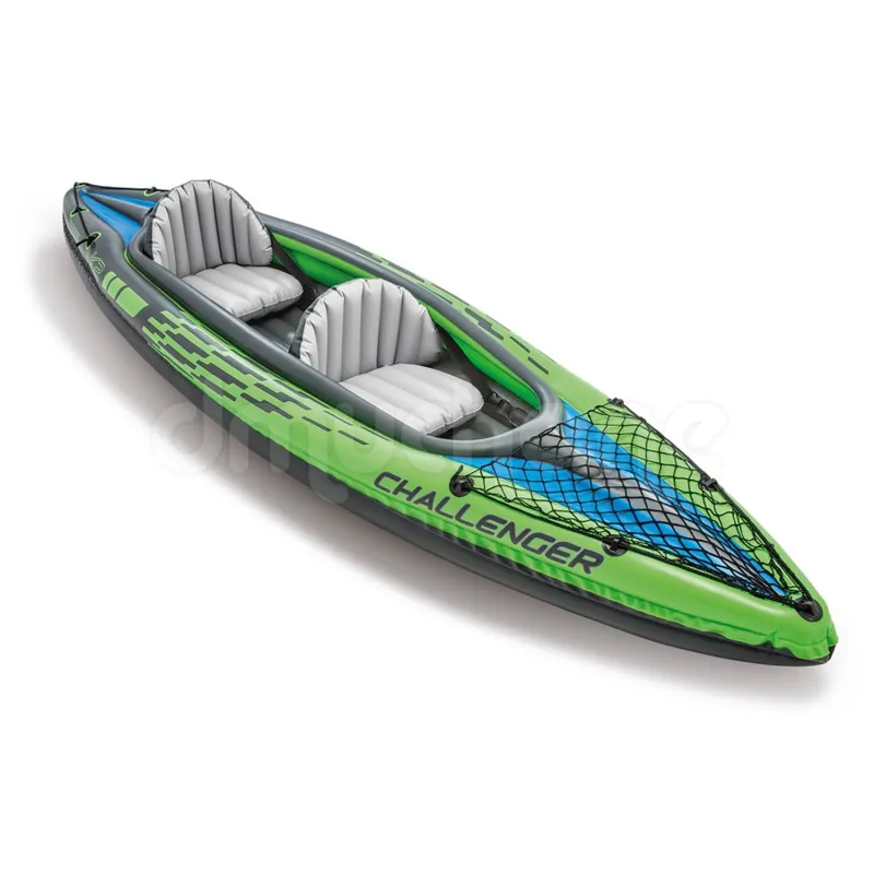 INTEX 68306 kayak, 351 x 76 x 38 cm, in blue, perfect for spending time on the water