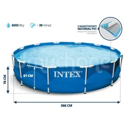 INTEX 28210 garden pool, made from durable materials for long-lasting use