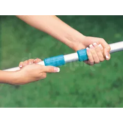 Lightweight 239cm aluminum pole for easy pool maintenance