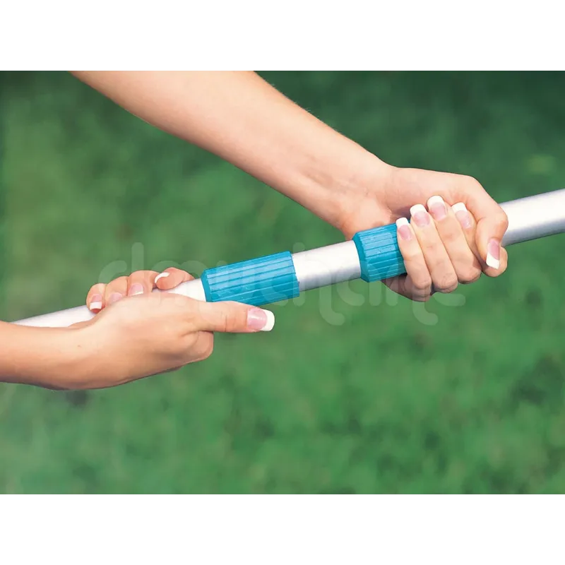 Lightweight 239cm aluminum pole for easy pool maintenance