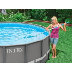 Lightweight and durable 279cm telescopic aluminum pole for pool cleaning