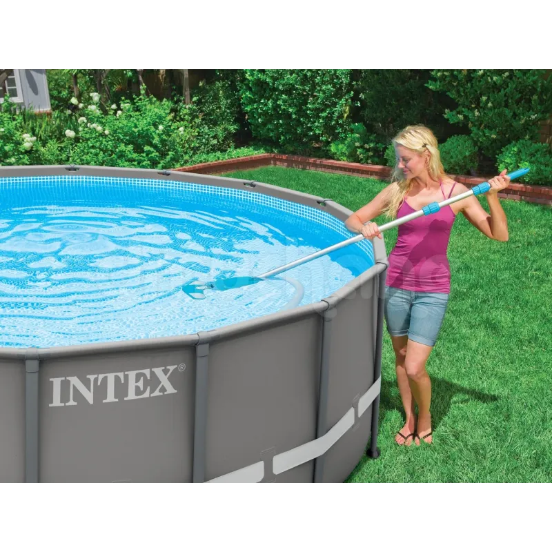 Lightweight and durable 279cm telescopic aluminum pole for pool cleaning