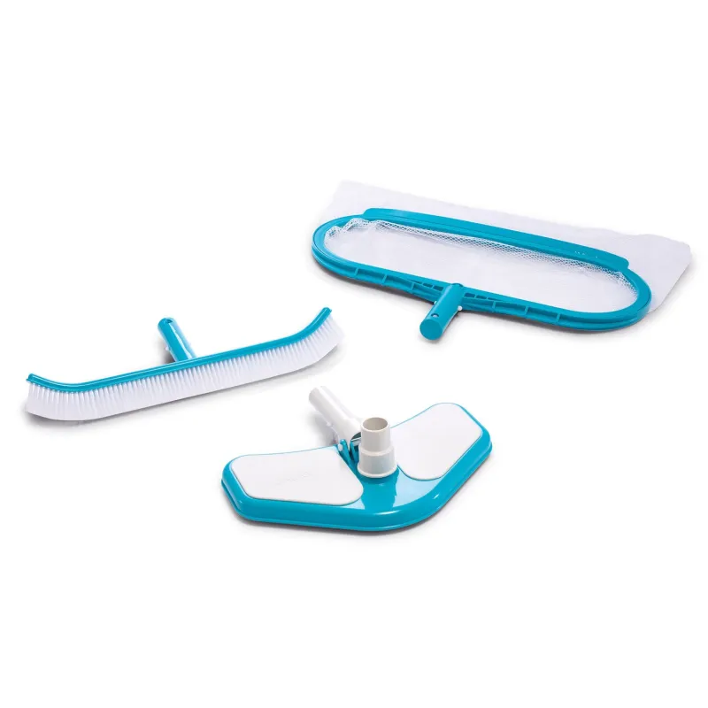 INTEX 29057 pool cleaning kit - net, brush, vacuum for effective maintenance