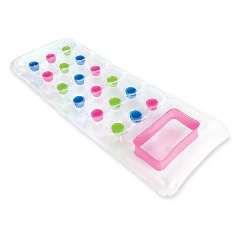 Swimming mattress with window, great for fun in the water