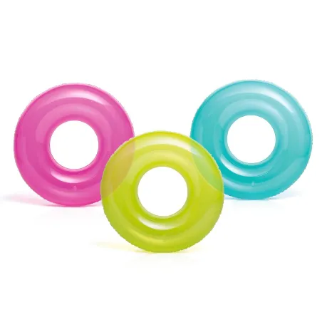 Blue swimming ring for children with a diameter of 76 cm made of durable PVC