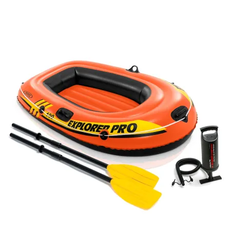 INTEX 58355 Explorer Pro 100 3-in-1, durable inflatable boat for water activities
