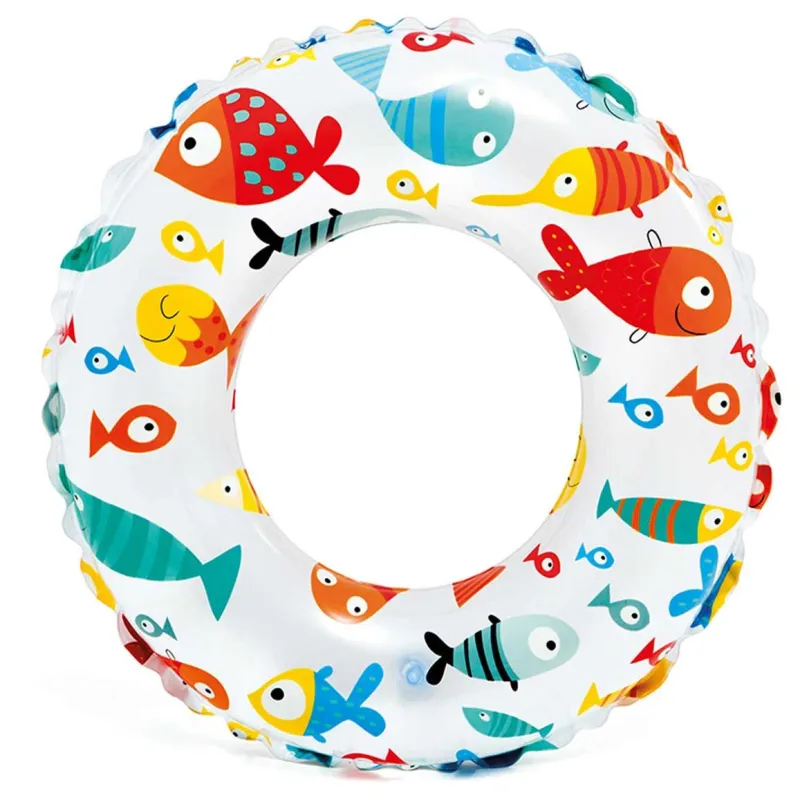 Colorful 51 cm swim ring, perfect for water play and summer activities