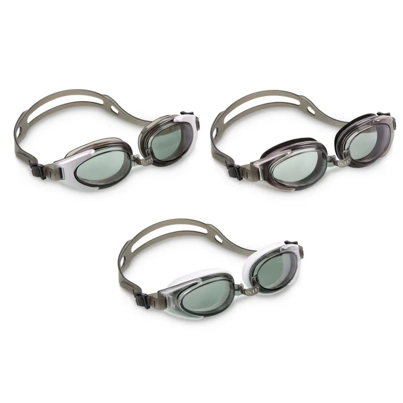 INTEX 55685 swimming goggles in white, perfect for sports activities in water