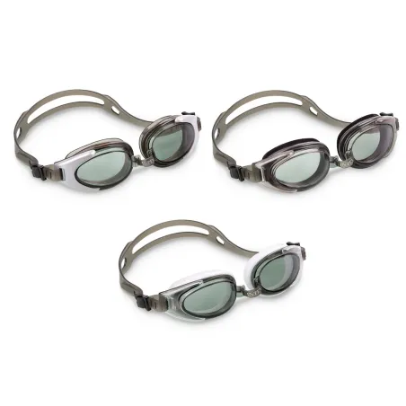INTEX 55685 swimming goggles in white, perfect for sports activities in water
