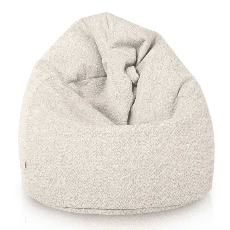 Kids Bean Bag Chair L - Teddy Boucle – view 3