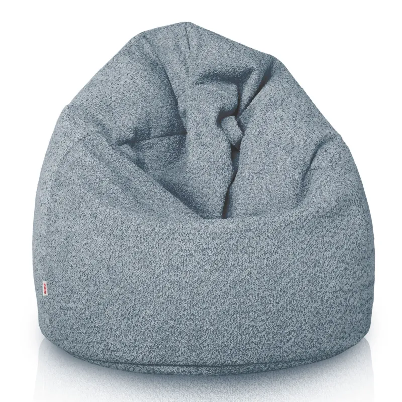 Kids Bean Bag Chair L - Teddy Boucle – view 45