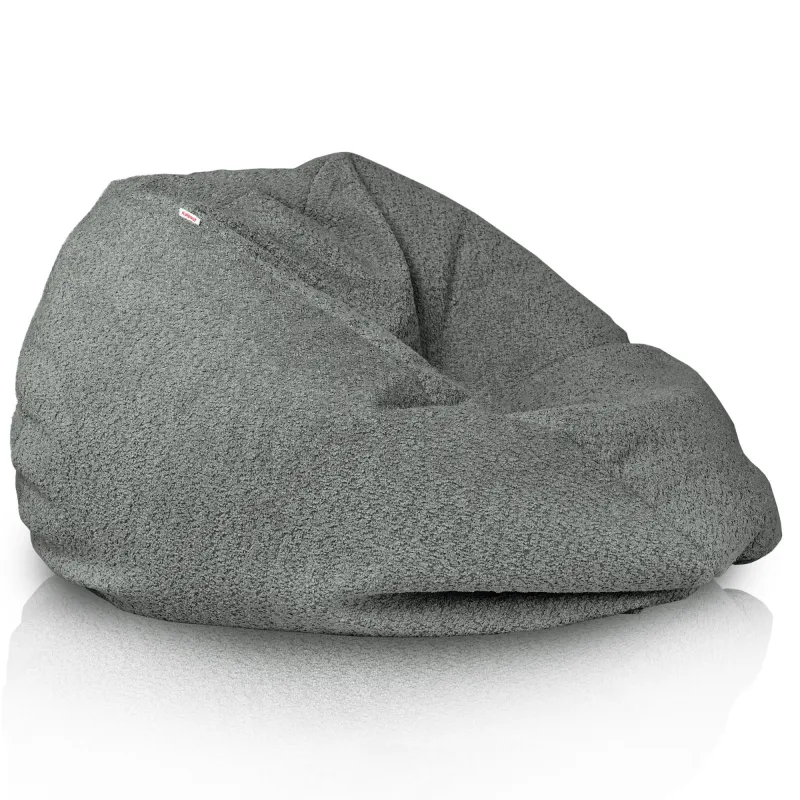 Kids Bean Bag Chair L - Teddy Boucle – view 56