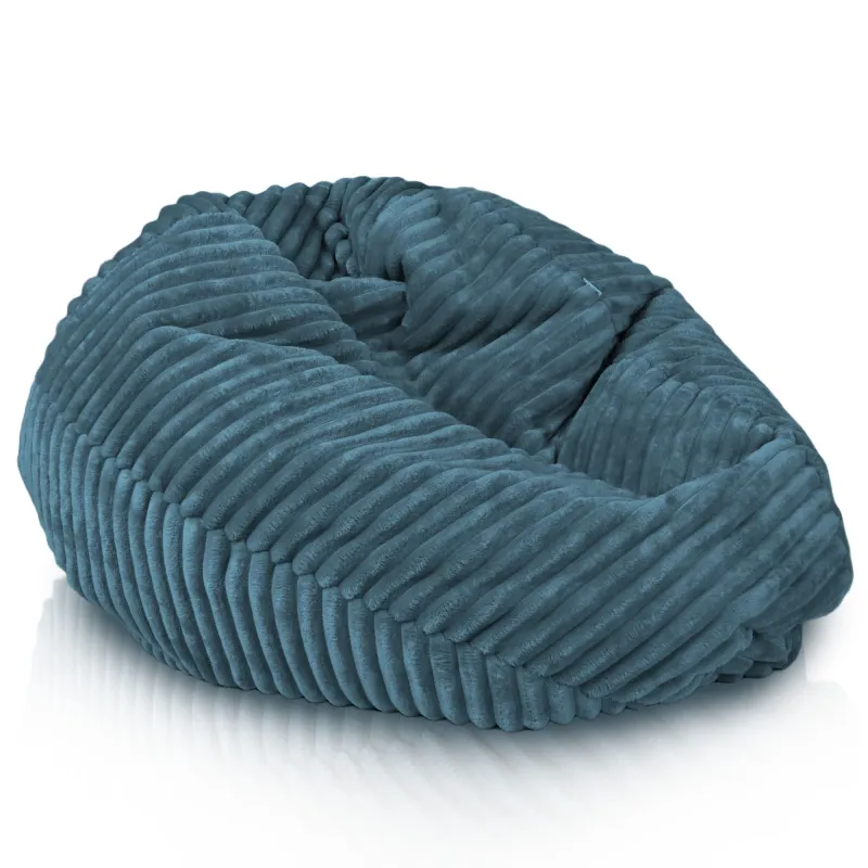 Kids Bean Bag Chair L - Jumbo Cord Stripe – view 33