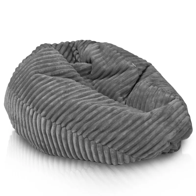 Kids Bean Bag Chair L - Jumbo Cord Stripe – view 38