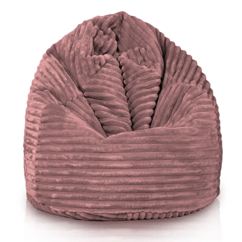 Kids Bean Bag Chair L - Jumbo Cord Stripe – view 42