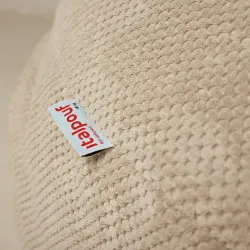 Kids Bean Bag Chair L - Dot Textured Velvet – view 5