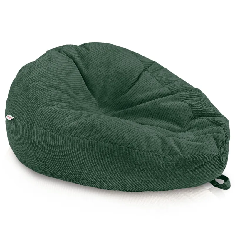 Large corduroy bean bag for teens and adults