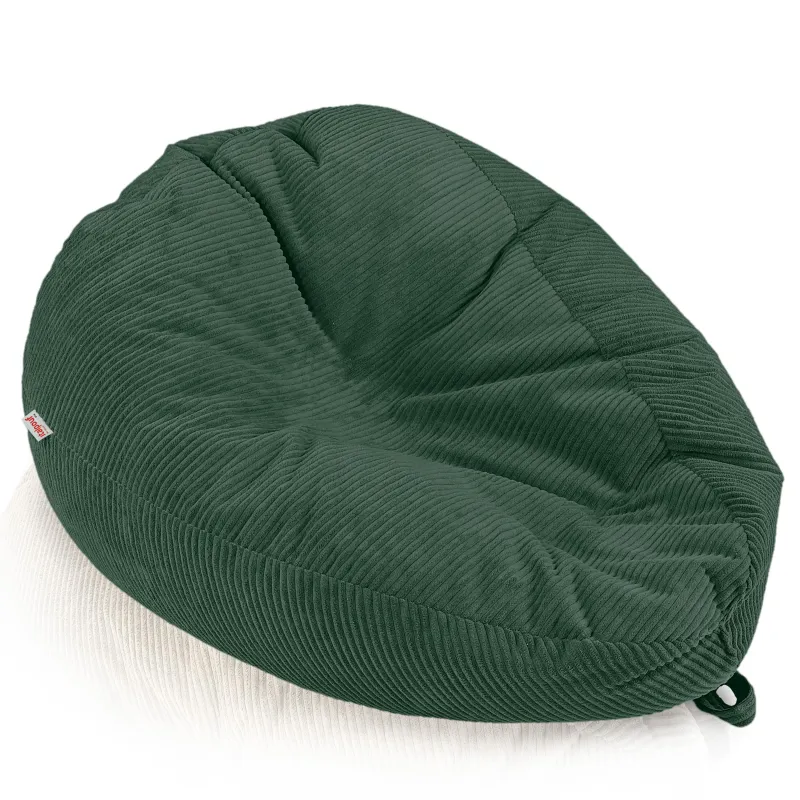 Large corduroy bean bag for teens and adults