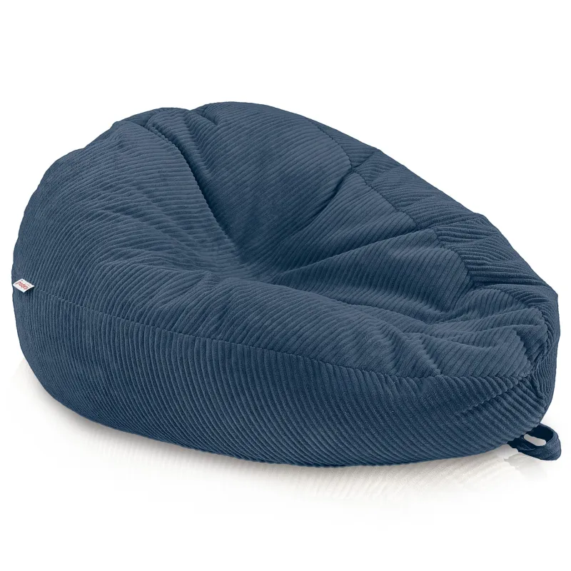 Large corduroy bean bag for teens and adults