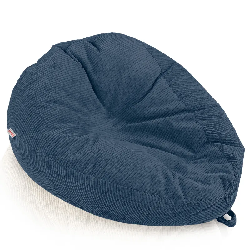 Large corduroy bean bag for teens and adults