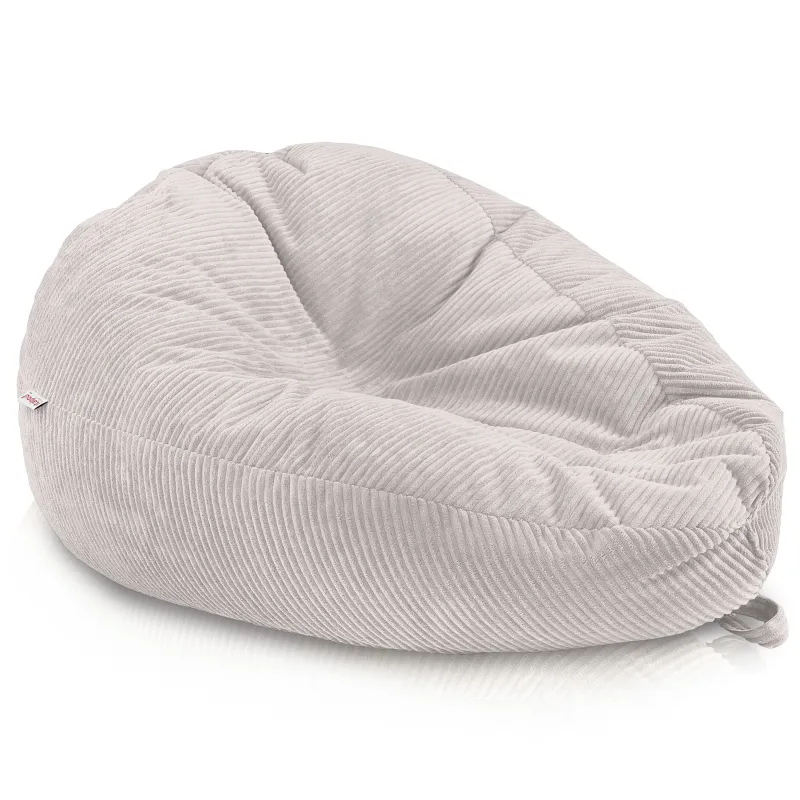 Large corduroy bean bag for teens and adults