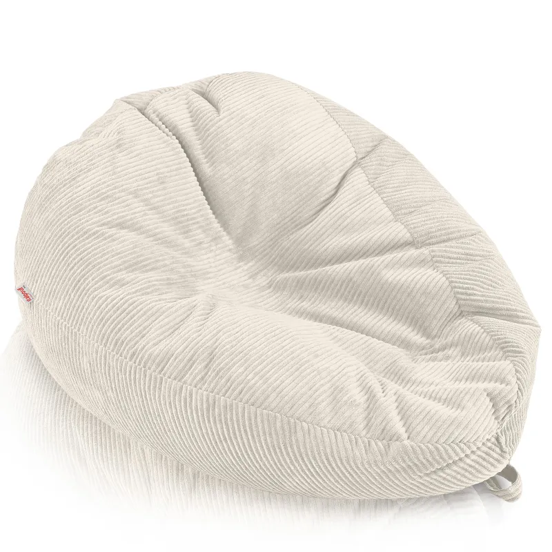Large corduroy bean bag for teens and adults
