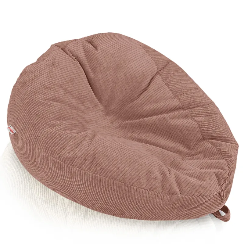 Large corduroy bean bag for teens and adults