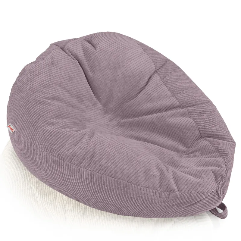 Large corduroy bean bag for teens and adults