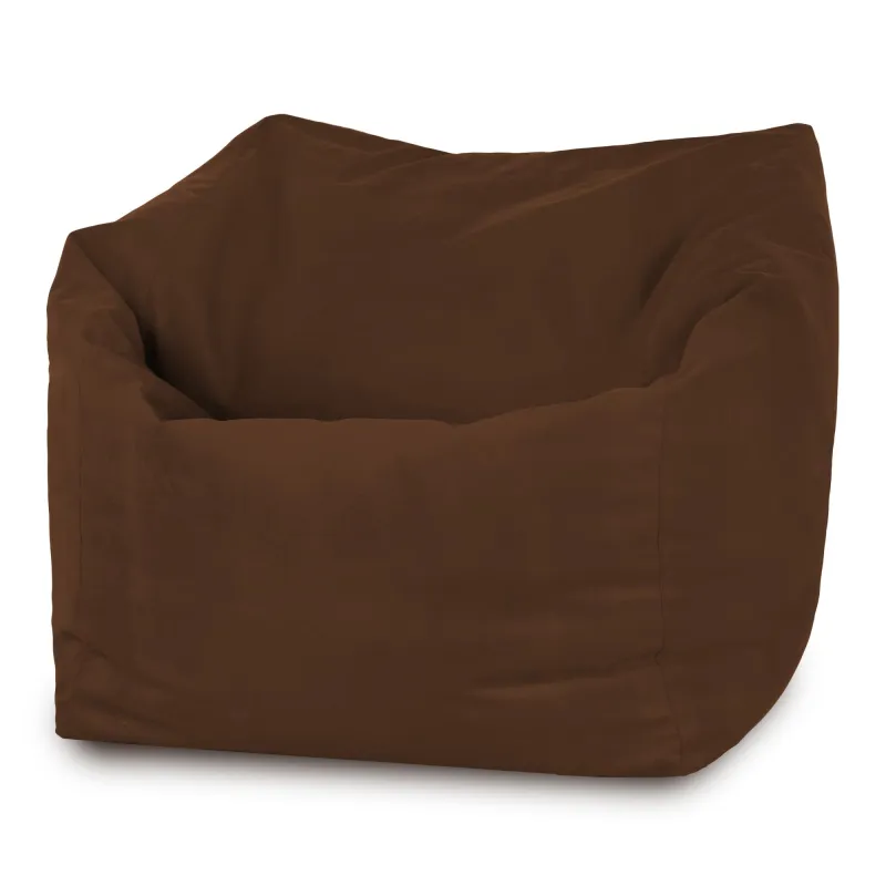 Amalfi Cube Bean Bag Chair - Soft Velvet – view 2