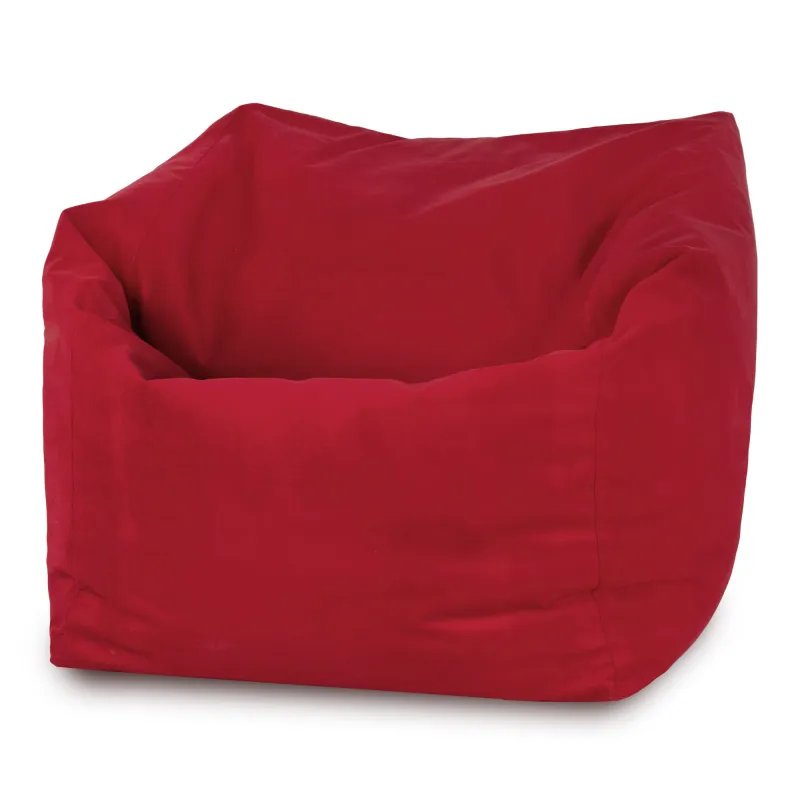 Amalfi Cube Bean Bag Chair - Soft Velvet – view 4