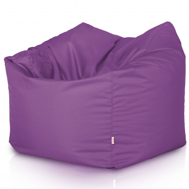 Purple bean bag chair Amalfi outdoor