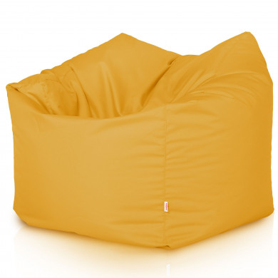 Yellow bean bag chair Amalfi outdoor