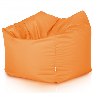 Orange bean bag chair Amalfi outdoor