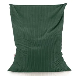 Giant floor cushion for sitting in soft corduroy