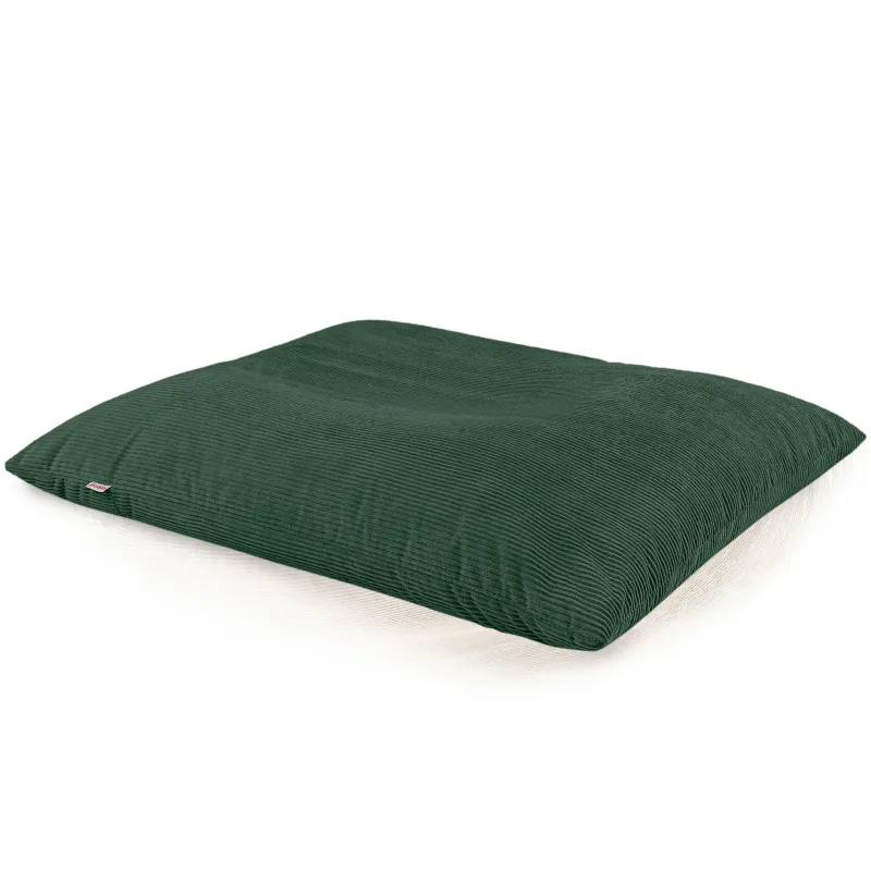 Giant floor cushion for sitting in soft corduroy