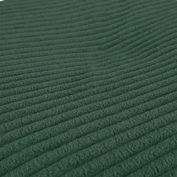 Round footstool and extra seat in soft corduroy