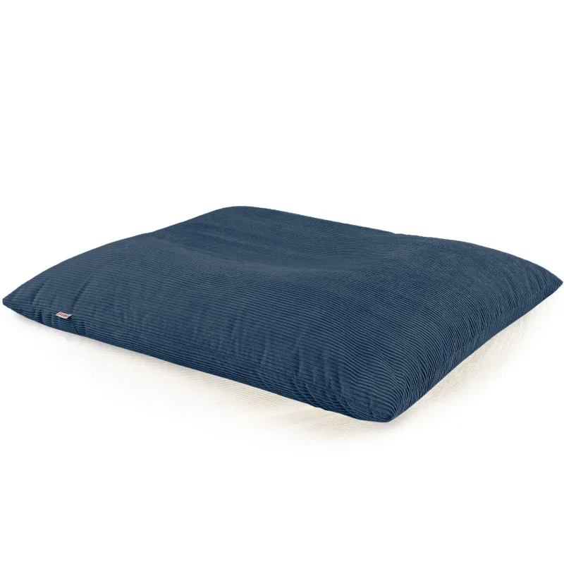 Giant floor cushion for sitting in soft corduroy