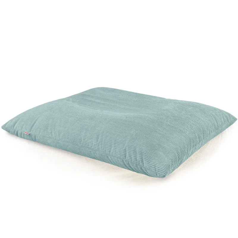 Giant floor cushion for sitting in soft corduroy
